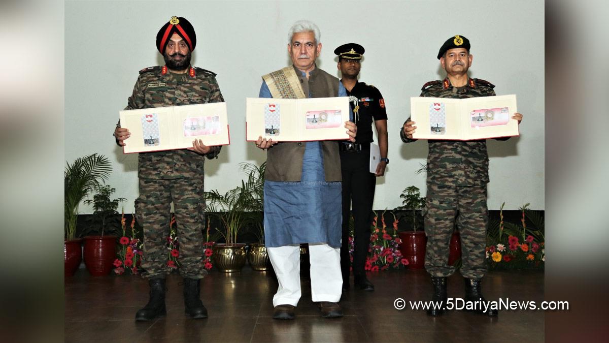 Manoj Sinha , Lieutenant Governor J&K , Raj Bhavan , Jammu , Srinagar , Kashmir , Jammu And Kashmir , Jammu & Kashmir, White Knight Corps, 50th raising day