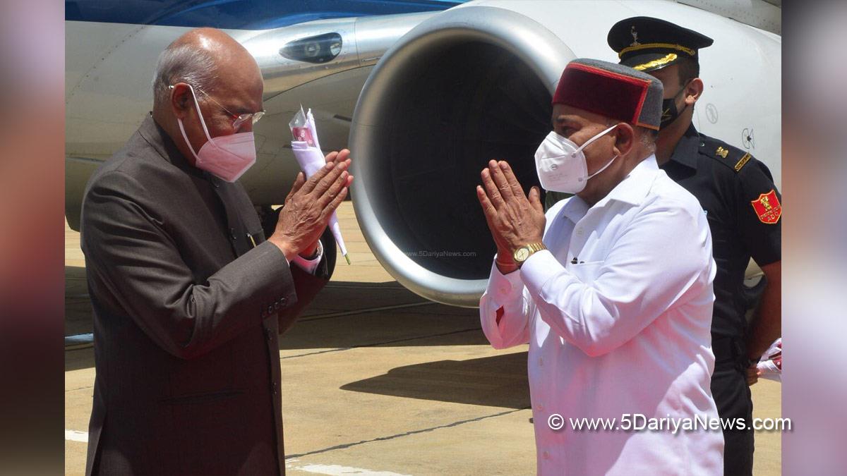 Ram Nath Kovind, President of India, President, Indian President, Rashtrapati, Platinum Jubilee Celebration of Rashtriya Militry School Bengaluru, Sheelam Param Bhushanam, Azadi ka Amrit Mahotsav, Karnataka, Andhra Pradesh, Kerala, Tamil Nadu and Puducherry, Basavaraj Bommai, Thaawar Chand Gehlot, Thawar Chand Gehlot, Union Minister for Social Justice and Empowerment