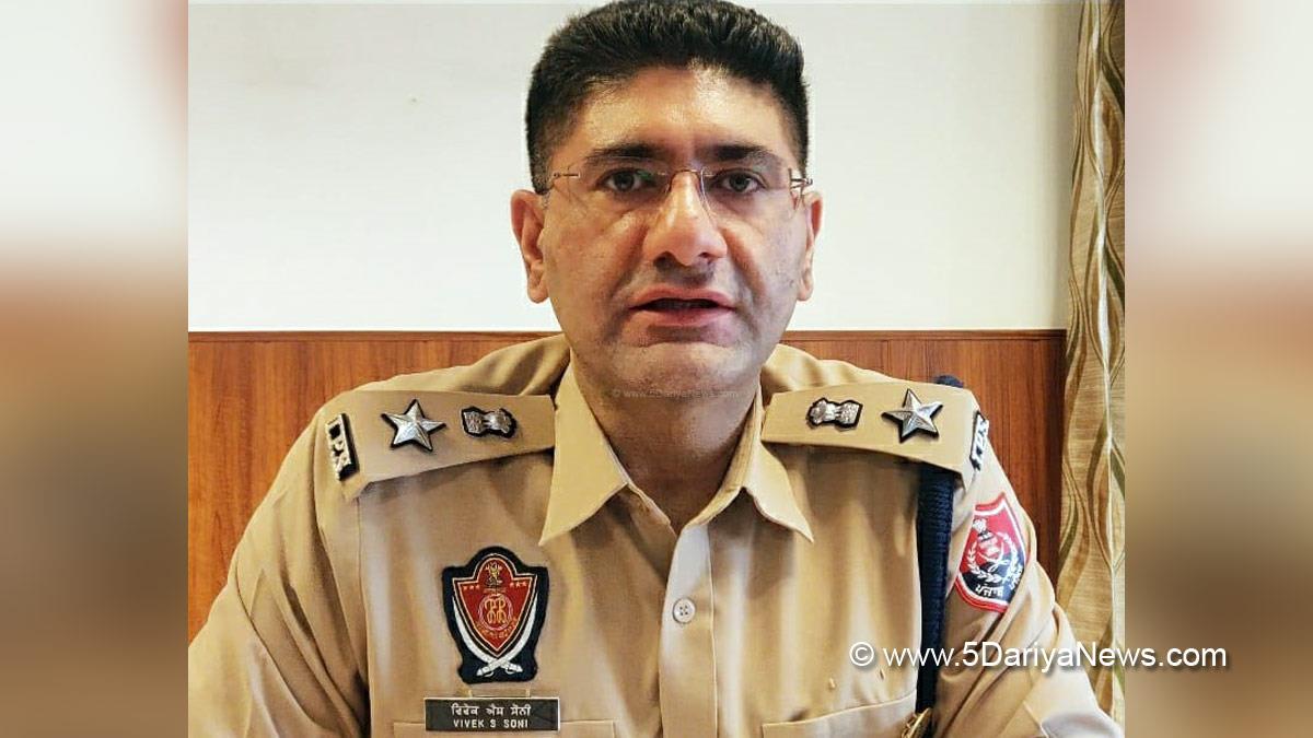 Crime News Punjab, Punjab Police, Police, Crime News, S.A.S. Nagar Police, Mohali Police, Vivek Sheel Soni, Lawrance Bishnoi Gang, Goldy Brar