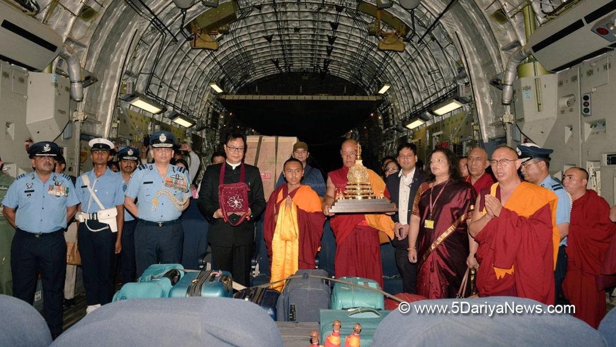 Kiren Rijiju, BJP, Bharatiya Janata Party, Union Minister of Law and Justice, Lord Buddha, Mongolia, H.E Ms Ch Nomin, Khamba Nomun Khan