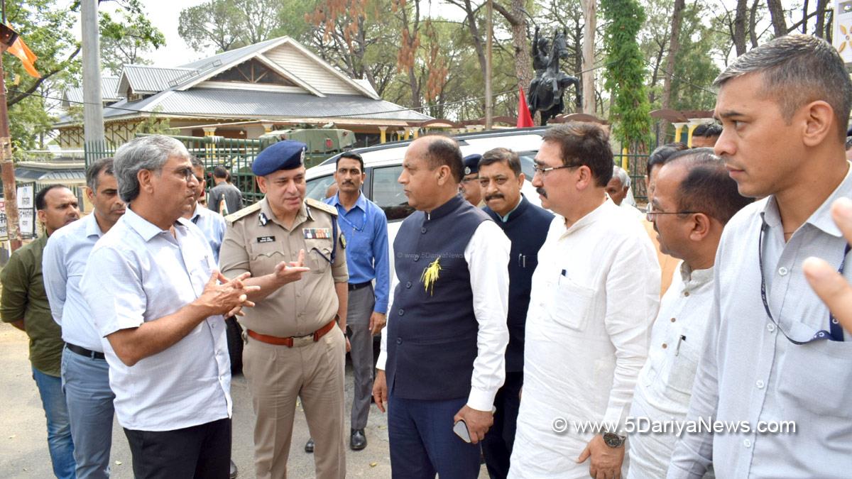 Jai Ram Thakur, Himachal Pradesh, Himachal, Bharatiya Janata Party, BJP, BJP Himachal, Shimla, Chief Minister of Himachal Pradesh, BJP Himachal Pradesh, Speaker Vidhan Sabha Vipin Singh Parmar, MP State BJP President Suresh Kashyap, Kishan Kapoor, Dharamshala
