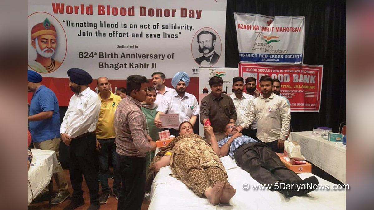 Major Amit Sareen, Blood Camp, Blood Donation Camp, Jalandhar     