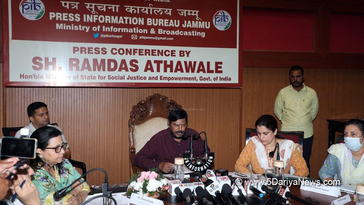 Ramdas Athawale, BJP, Bharatiya Janata Party, Jammu, Kashmir, Jammu And Kashmir, Jammu & Kashmir