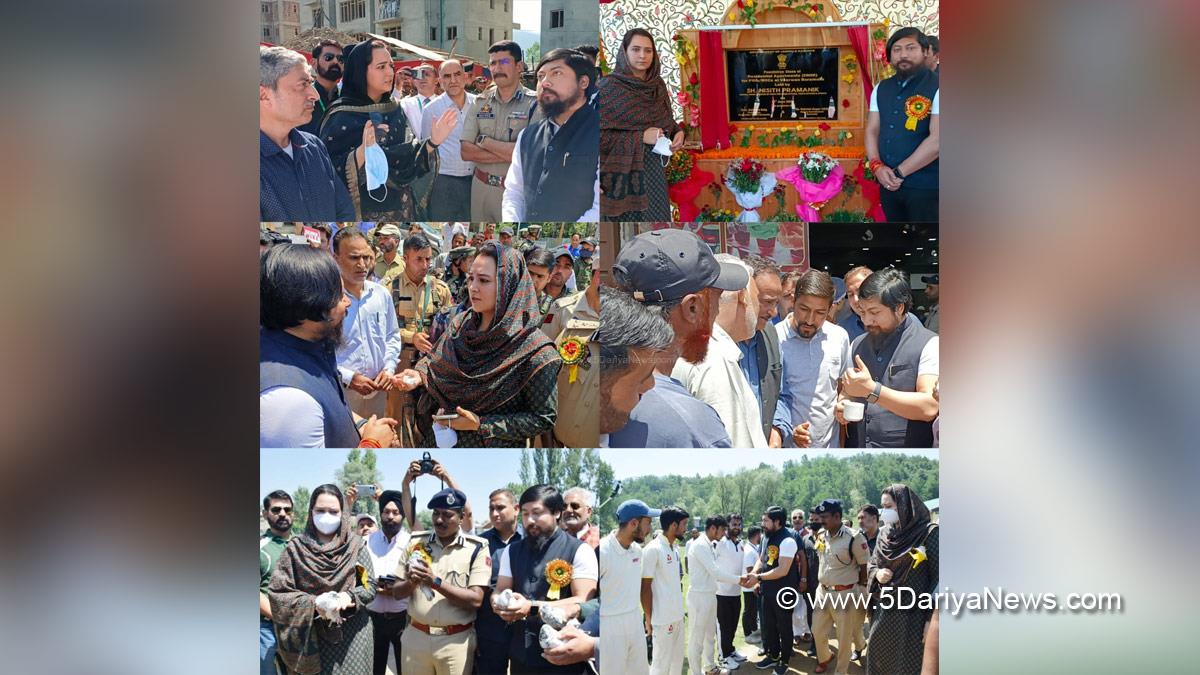 Nisith Pramanik, Union Minister of State for Home Affairs, Youth Affairs and Sports, BJP, Bharatiya Janata Party, DDC Baramulla, Deputy Commissioner Baramulla, Dr. Syed Sehrish Asgar, Baramulla, Kashmir, Jammu And Kashmir, Jammu & Kashmir