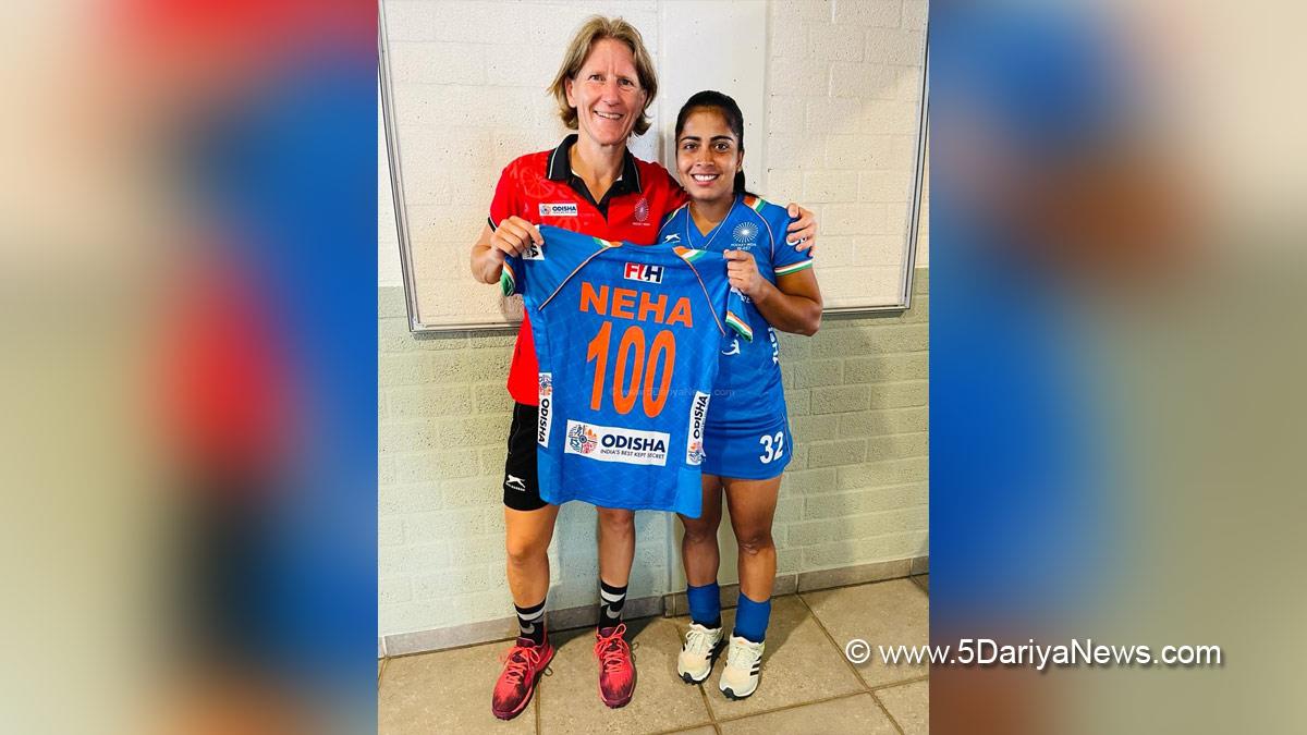 Sports News, Hockey, FIH Womens Hockey Pro League, India Women Hockey Team, Neha, 100 International Caps