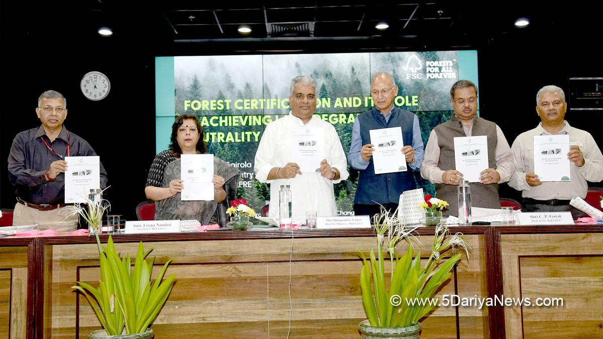 Bhupender Yadav, BJP, Bharatiya Janata Party, Union Minister of Environment, Forest And Climate Change, Drought Day