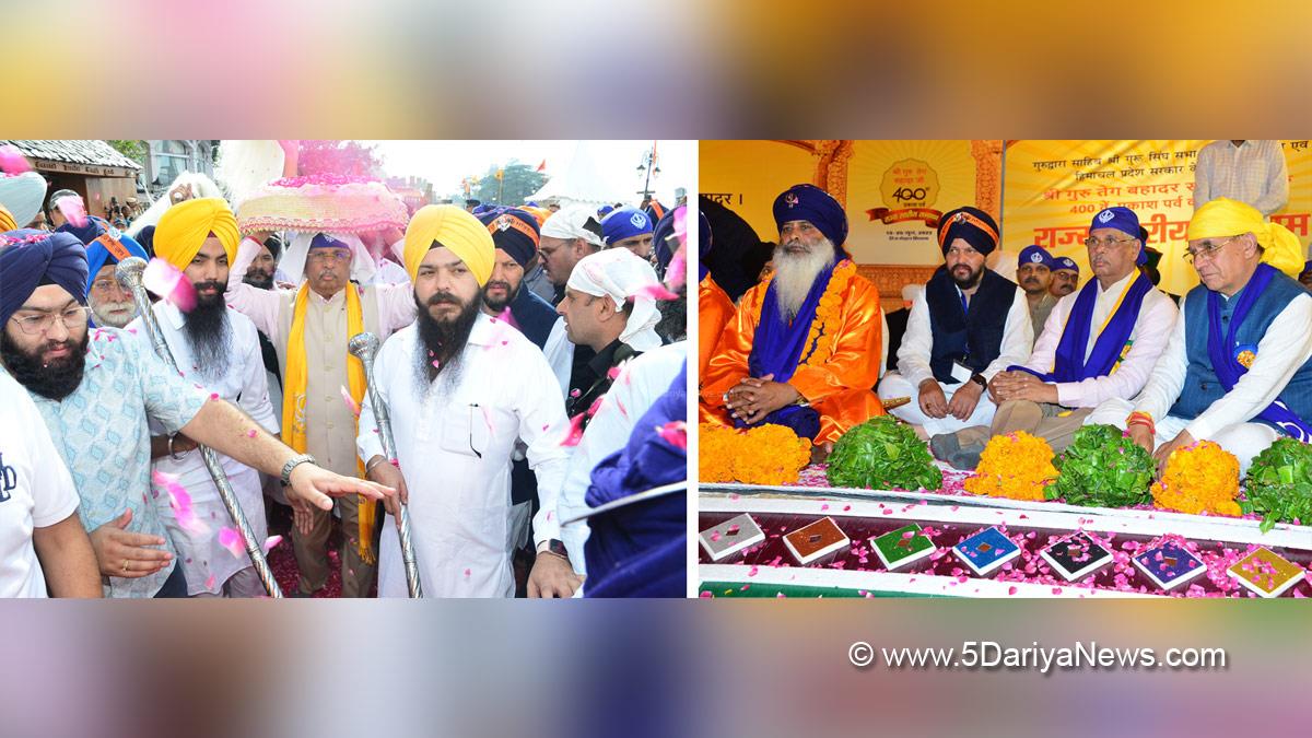 Rajendra Vishwanath Arlekar, Himachal Pradesh, Himachal, Bharatiya Janata Party, BJP, BJP Himachal, Shimla, Raj Bhawan, 400th Prakash Purb of Shri Guru Tegh Bahadur Sahib Ji,Suresh Bhardwaj