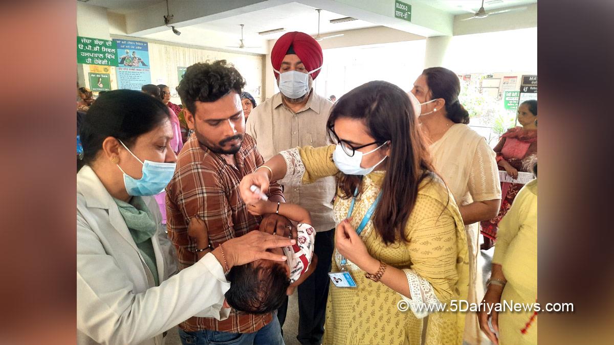 Civil Surgeon Ludhiana, Pulse Polio Vaccination, Pulse Polio, Anti-polio drive, Sub-national immunisation day, SNID, Ludhiana