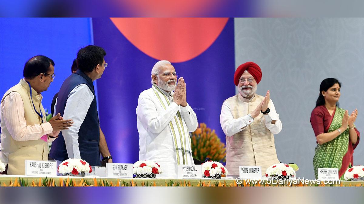 Narendra Modi, Modi, BJP, Bharatiya Janata Party, Prime Minister of India, Prime Minister, Narendra Damodardas Modi, Piyush Goyal, Hardeep Singh Puri, Som Prakash, Anupriya Patel, Kaushal Kishore, Pragati Maidan Integrated Transit Corridor project