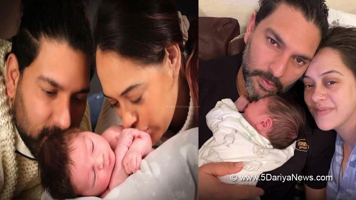 Bollywood, Cricket, Yuvraj Singh, Hazel Keech, Yograj Singh, Yuvraj Singh Baby Name, Yuvraj Singh baby Photo, Yuvraj Singh Baby Pics, Yuvraj Singh baby Born Date, Yuvraj Singh Son, Orion Keech Singh