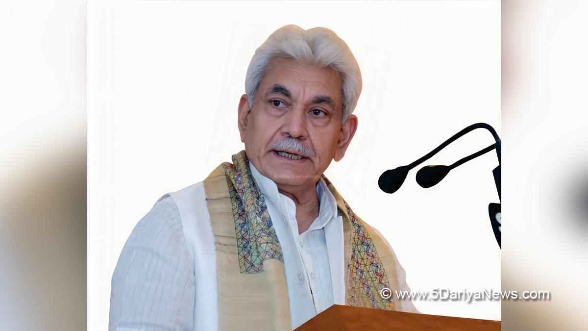Manoj Sinha, Lieutenant Governor J&K, Raj Bhavan, Jammu, Srinagar, Kashmir, Jammu And Kashmir, Jammu & Kashmir, Awaam Ki Awaaz, Yoga for Humanity