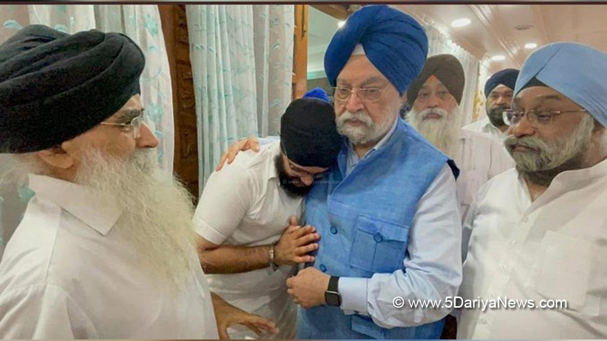 Hardeep Singh Puri, BJP, Bharatiya Janata Party, Central Minister, Afghan Sikh Community, Attack, Kabul Gurudwara