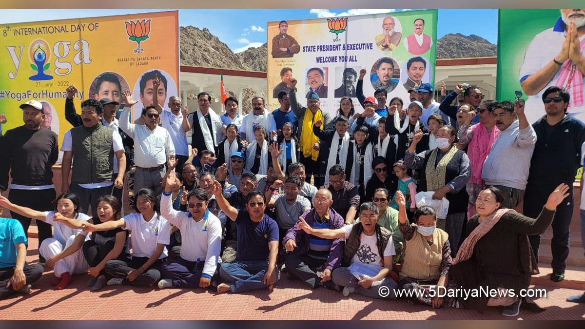 Tarun Chugh, Bharatiya Janata Party, BJP, BJP Punjab, International Yoga Day, Yoga Day, Yoga Day 2022, Benefits Of Yoga, Yoga Benefits, International Yoga Day 2022, International Day of Yoga Day, Yoga