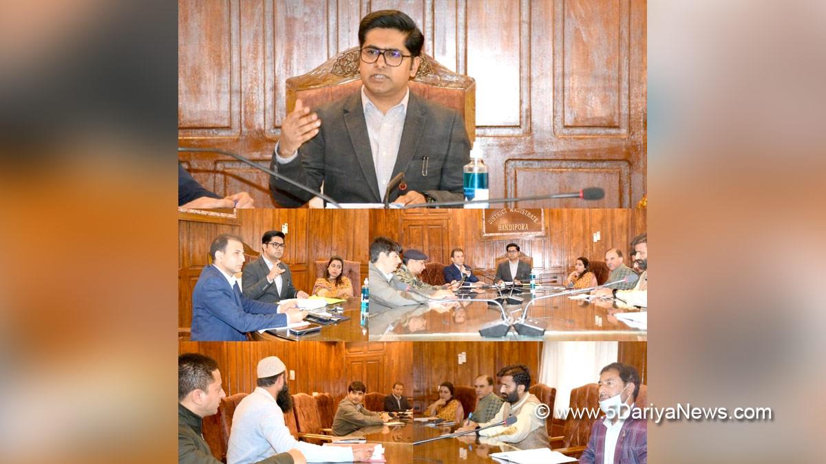 Deputy Commissioner Bandipora, Dr Owais Ahmad, Bandipora, Kashmir, Jammu And Kashmir, Jammu & Kashmir, Waseem Raja, Secretary DLSA Fariqa Nazir