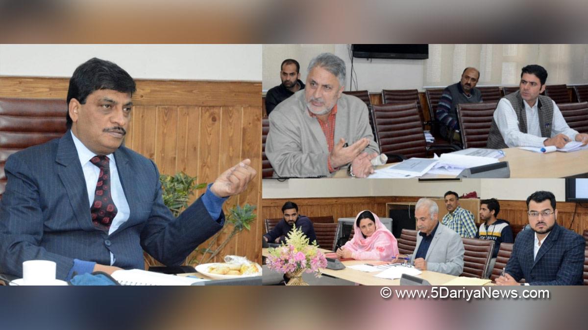 Arun Kumar Mehta, Dr. Arun Kumar Mehta, Kashmir, Jammu And Kashmir, Jammu & Kashmir, Chief Secretary Kashmir, Skill Development Department, SDD