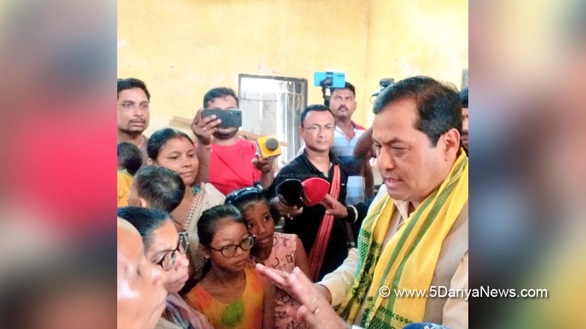 Sarbananda Sonowal, BJP, Bharatiya Janata Party, Union Minister of Ports Shipping and Waterways, Phulaguri Higher Secondary School, Nagaon, Assam