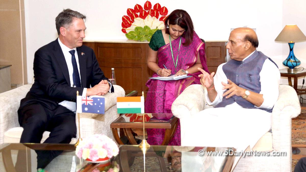 Rajnath Singh, Union Defence Minister, Defence Minister of India, BJP, Bharatiya Janata Party, Richard Marles, New Delhi, India, Australia, Joint Working Group, JWG