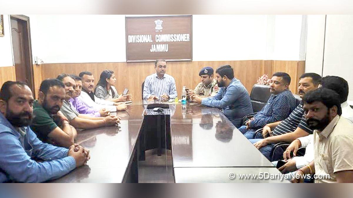 DDC Jammu, Ramesh Kumar, Divisional Commissioner Jammu, Jammu, Kashmir, Jammu And Kashmir, Jammu & Kashmir, Yuva Rajput Sabha