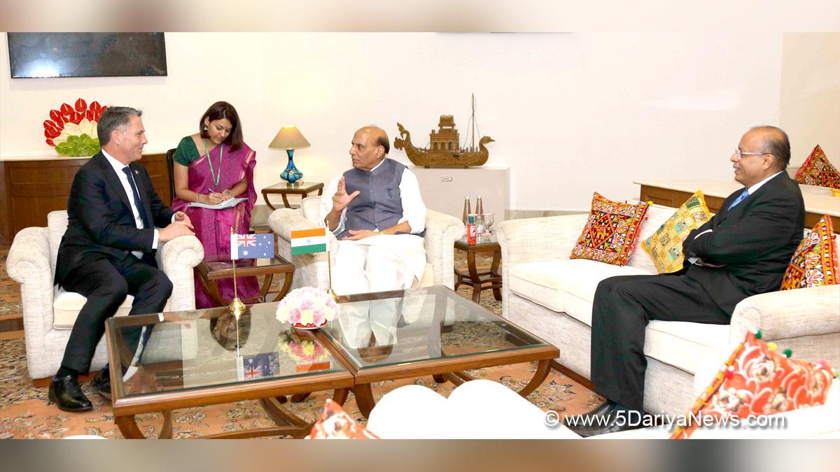 Rajnath Singh, Union Defence Minister, Defence Minister of India, BJP, Bharatiya Janata Party, Richard Marles, New Delhi, India, Australia, Joint Working Group, JWG
