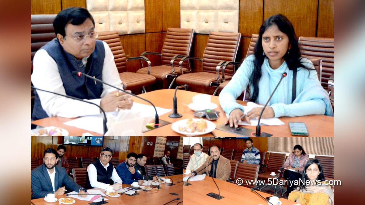 Manoj Kumar Dwivedi, Commissioner Secretary Industries & Commerce Department, Srinagar, Jammu, Kashmir, Jammu And Kashmir, Jammu & Kashmir