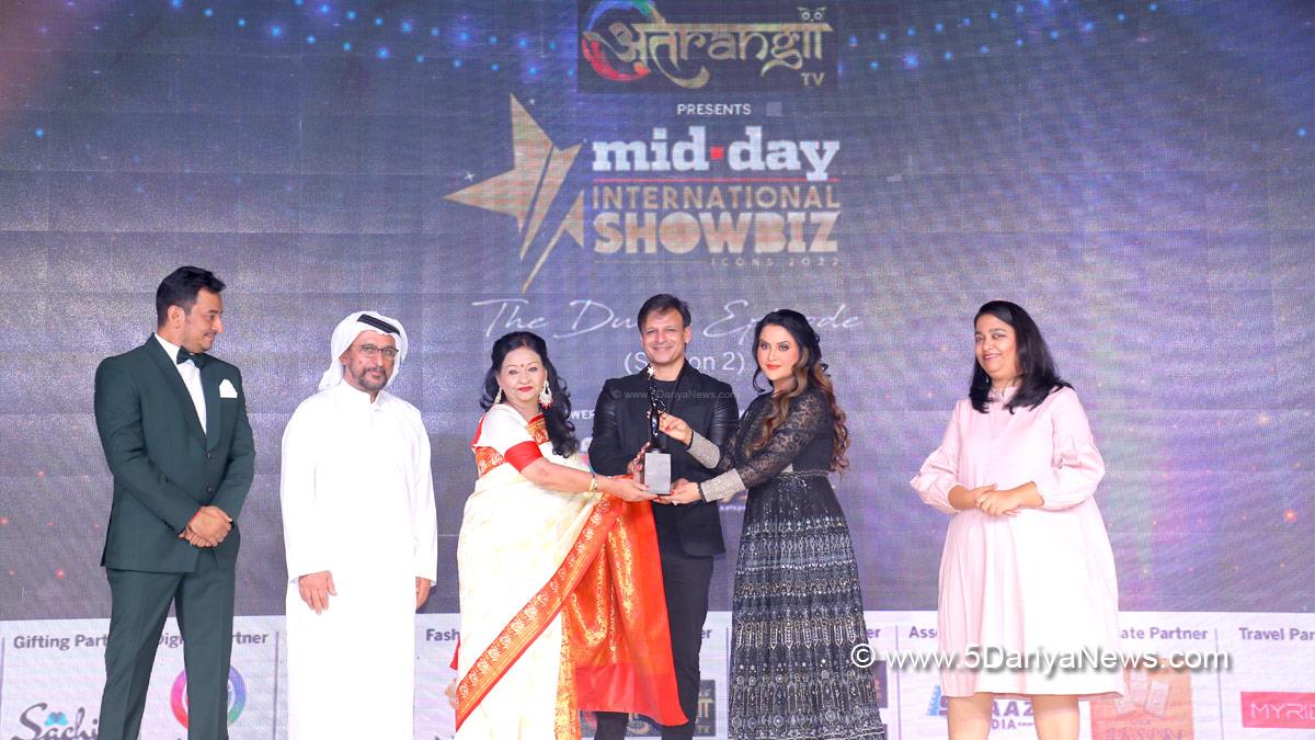 Bollywood, Entertainment, Mumbai, Actor, Cinema, Hindi Films, Movie, Mumbai News, Vaani Kapoor, Parineeti Chopra, Isha Kopikar, Pooja Chopra, Esha Gupta, Dubai, Mid Day International Showbiz Awards, Vivek Oberoi, Niharika Raizada, Rakhi Sawan