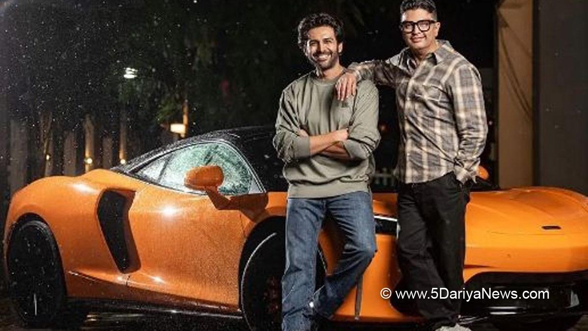 Kartik Aaryan, Bollywood, Entertainment, Mumbai, Actor, Cinema, Hindi Films, Movie, Mumbai News, Bhushan Kumar, GT Orange McLaren, Bhool Bhulaiyaa 2
