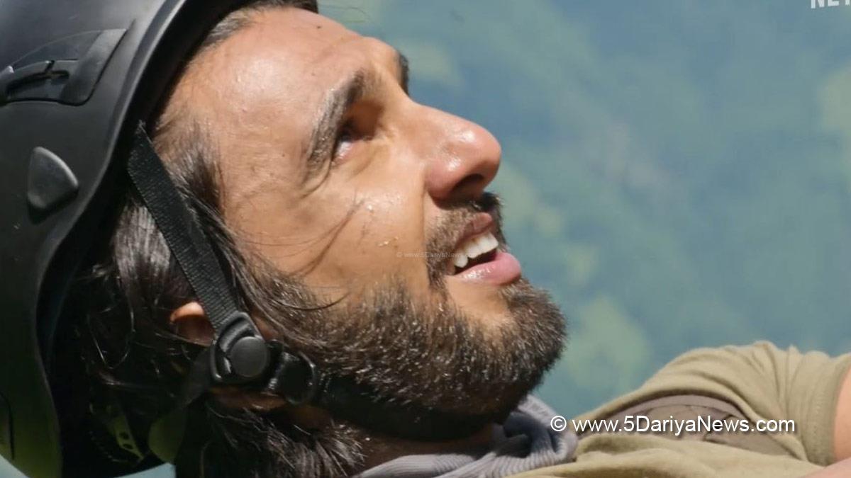 Bear Grylls , Ranveer Singh , Ranveer Singh On Man Vs Wild , Man Vs Wild , Netflix , Ranveer Singh On Netflix , Ranveer Singh In Man Vs Wild , Ranveer Singh With Bear Grylls , Ranveer Vs Wild, Ranveer Vs Wild Trailer, Ranveer Vs Wild release Date