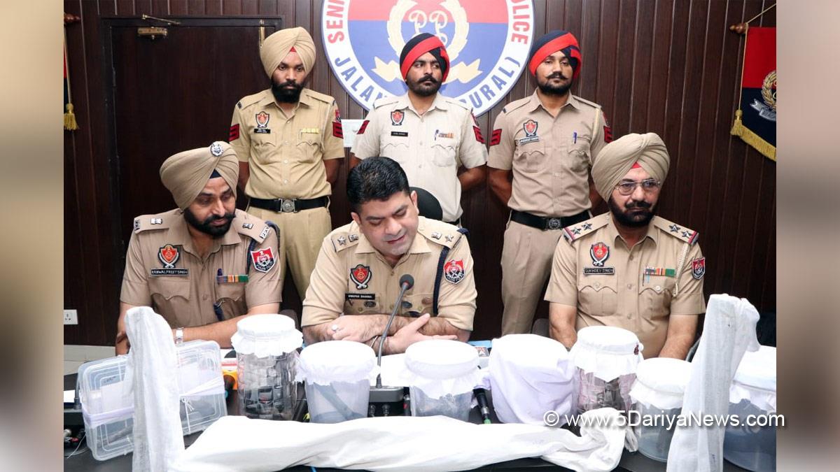 Crime News Punjab, Punjab Police, Police, Crime News, Jalandhar Police, Jalandhar, Pinda Gang, Nabha Jail Break, Gangster Vicky Gounder, Palwinder Singh