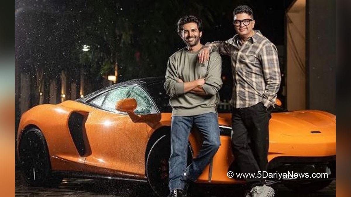 Kartik Aaryan, Bollywood, Entertainment, Mumbai, Actor, Cinema, Hindi Films, Movie, Mumbai News, Bhushan Kumar, GT Orange McLaren, Bhool Bhulaiyaa 2