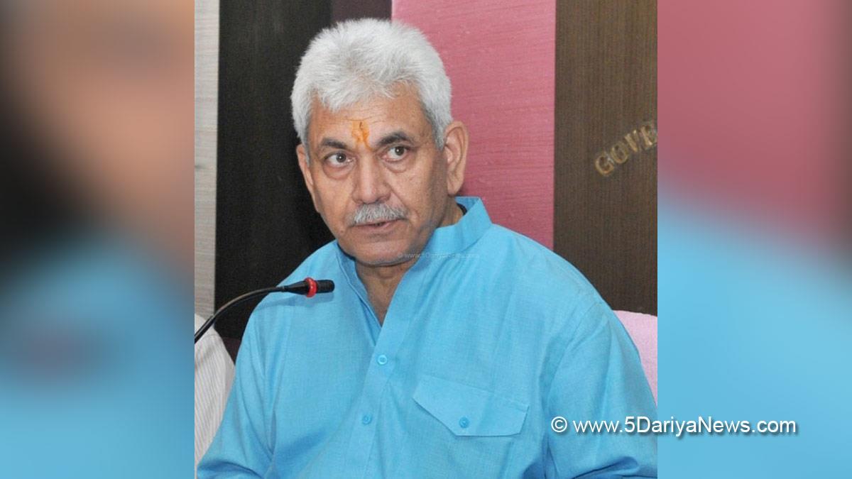 Manoj Sinha, Lieutenant Governor J&K, Raj Bhavan, Jammu, Srinagar, Kashmir, Jammu And Kashmir, Jammu & Kashmir, Amarnath Yatra, Amarnath Yatra 2022, Shri Amarnath Yatra