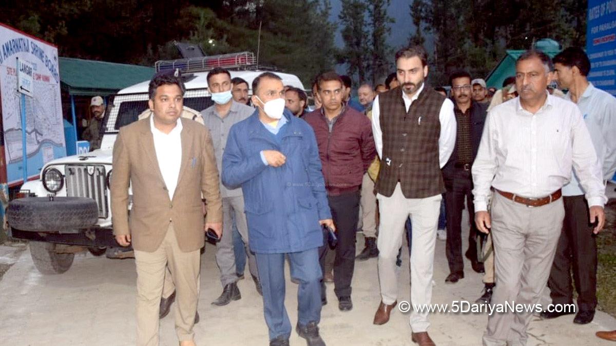 Nitishwar Kumar, Kashmir, Jammu And Kashmir, Jammu & Kashmir, Principal Secretary to Lieutenant Governor, CEO Shri Amarnathji Shrine Board, Shri Amarnath Ji Yatra, Shri Amarnathji Yatra 2022, Amarnathji Yatra, Amarnathji Yatra 2022, Shri Amarnath Ji Pilgrimage, Shri Amarnathji Shrine Board, SASB, SANJY-2022