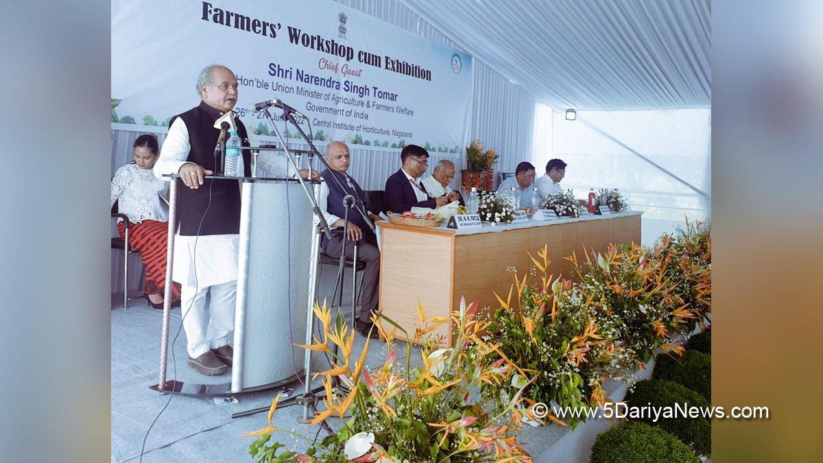Narendra Singh Tomar, Union Agriculture & Farmers Welfare Minister, BJP, Bharatiya Janata Party, Central Institute of Horticulture Nagaland