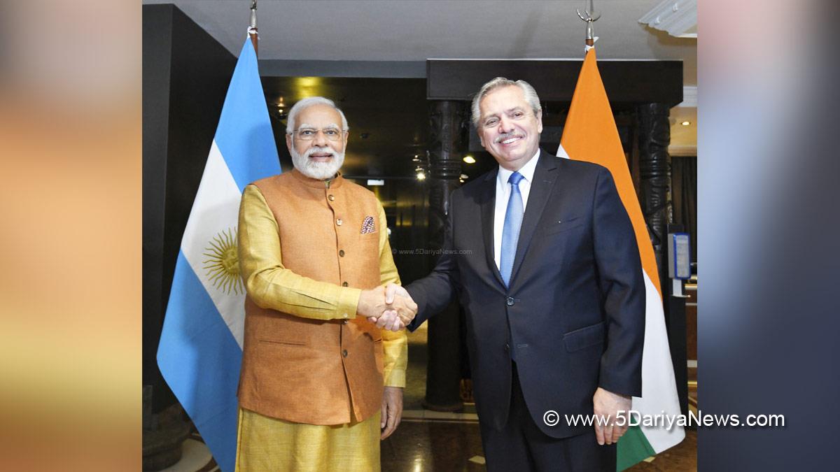 Narendra Modi, Modi, BJP, Bharatiya Janata Party, Prime Minister of India, Prime Minister, Narendra Damodardas Modi, Germany, Argentina, H.E. Mr. Alberto Fernandez, G7 Summit