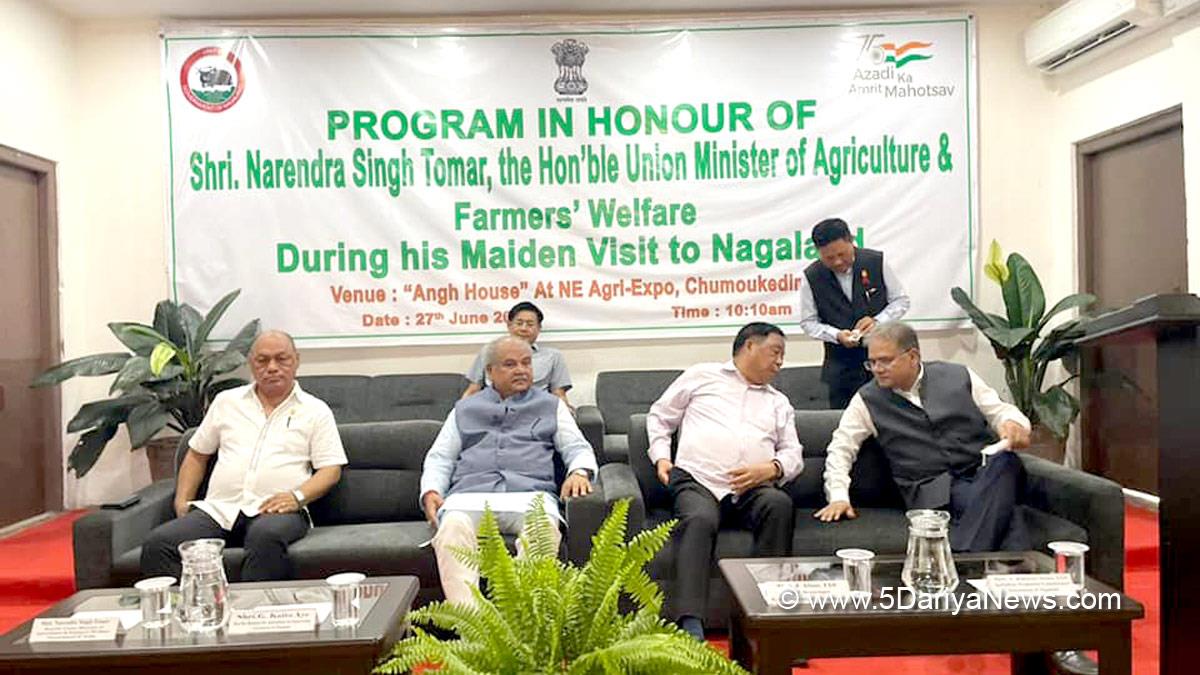 Narendra Singh Tomar, Union Agriculture & Farmers Welfare Minister, BJP, Bharatiya Janata Party, Nagaland