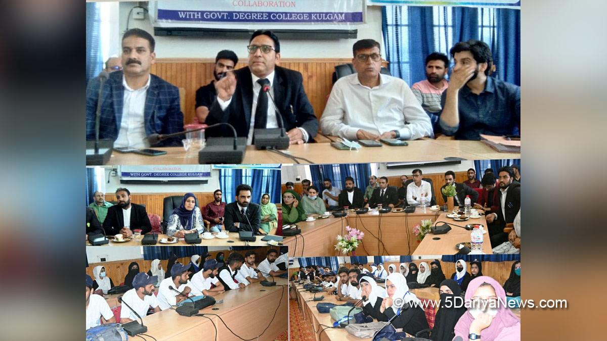 International Day against drug abuse and illicit trafficking, Anti Drug Mission, Nasha Mukht Bharat Abhiyan, Jammu And Kashmir, Jammu & Kashmir, Kulgam, Tahir Khurshid Raina