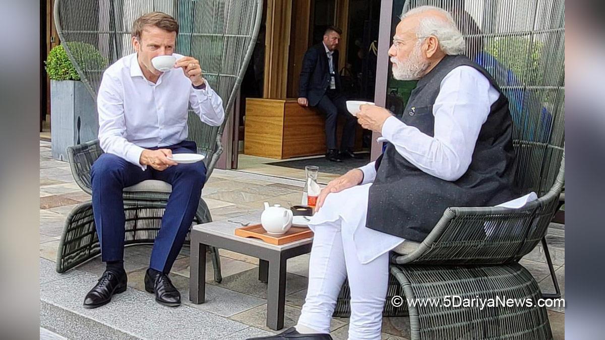 Narendra Modi, Modi, BJP, Bharatiya Janata Party, Prime Minister of India, Prime Minister, Narendra Damodardas Modi, French President Emmanuel Macron, Chai Pe Charcha