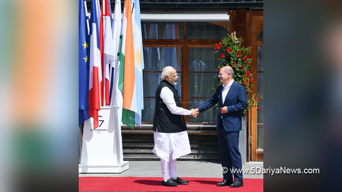 Narendra Modi, Modi, BJP, Bharatiya Janata Party, Prime Minister of India, Prime Minister, Narendra Damodardas Modi, H.E. Mr. Olaf Scholz, Germany, G 7 Summit