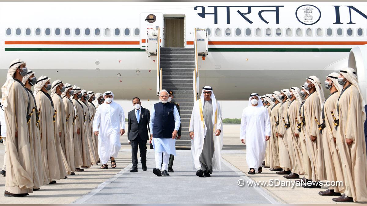 Narendra Modi, Modi, BJP, Bharatiya Janata Party, Prime Minister of India, Prime Minister, Narendra Damodardas Modi, Sheikh Mohamed bin Zayed Al Nahyan, Abu Dhab