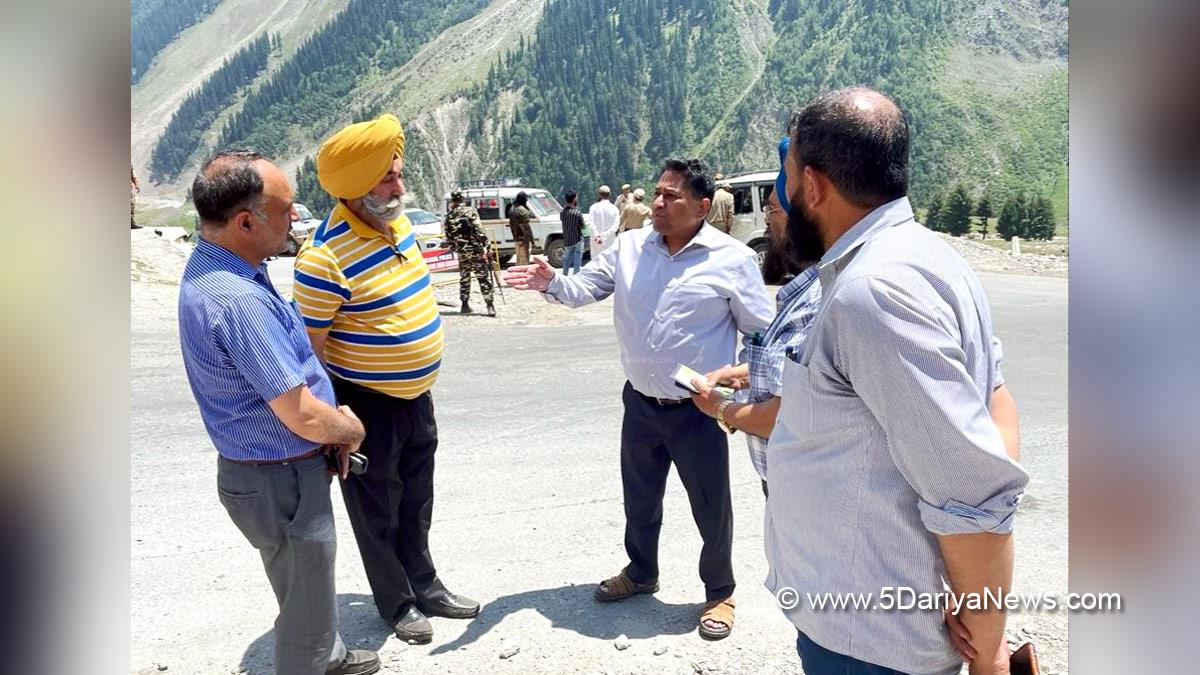 Ashok Kumar Parmar, Principal Secretary, Jal Shakti Department, Jammu & Kashmir, Shri Amarnath Ji Yatra, Shri Amarnathji Yatra 2022, Amarnathji Yatra, Amarnathji Yatra 2022, Shri Amarnath Ji Pilgrimage, Shri Amarnathji Shrine Board, SASB, SANJY-2022