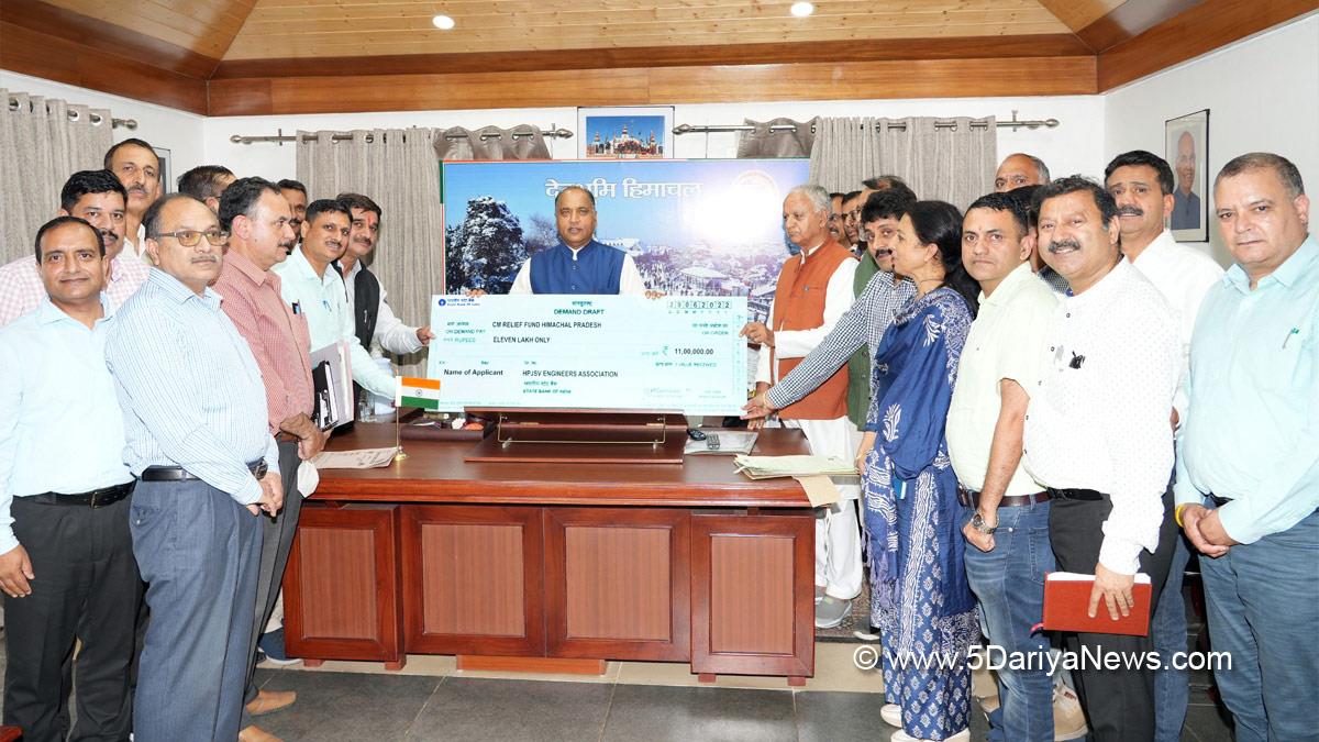 Jai Ram Thakur, Himachal Pradesh, Himachal, Bharatiya Janata Party, BJP, BJP Himachal, Shimla, Chief Minister of Himachal Pradesh, BJP Himachal Pradesh, Jal Shakti Vibhag Engineers Association, Mahender Singh Thakur