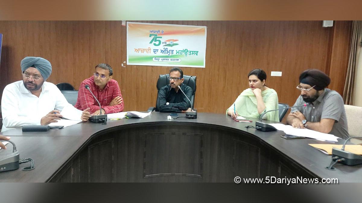 DC Barnala, Deputy Commissioner Barnala, Harish Nair, Barnala