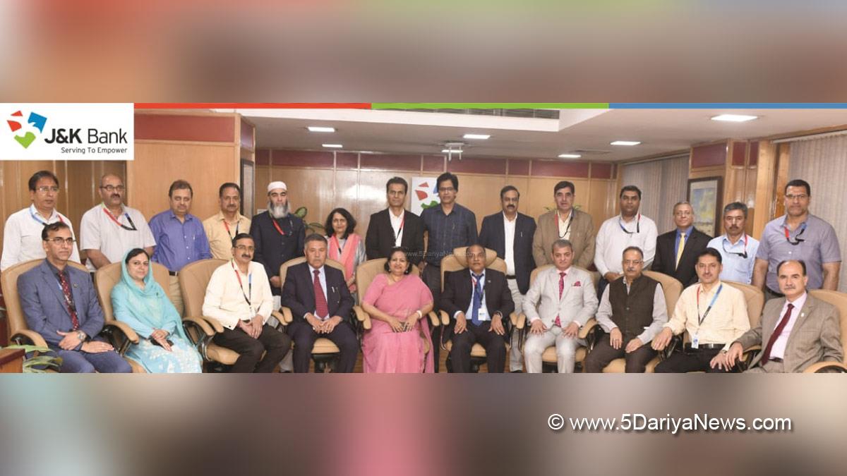 J&K Bank, Rajni Saraf, Chetan Paljore, Anil Deep Mehta, Jammu, Srinagar, Kashmir, Jammu And Kashmir, Jammu & Kashmir