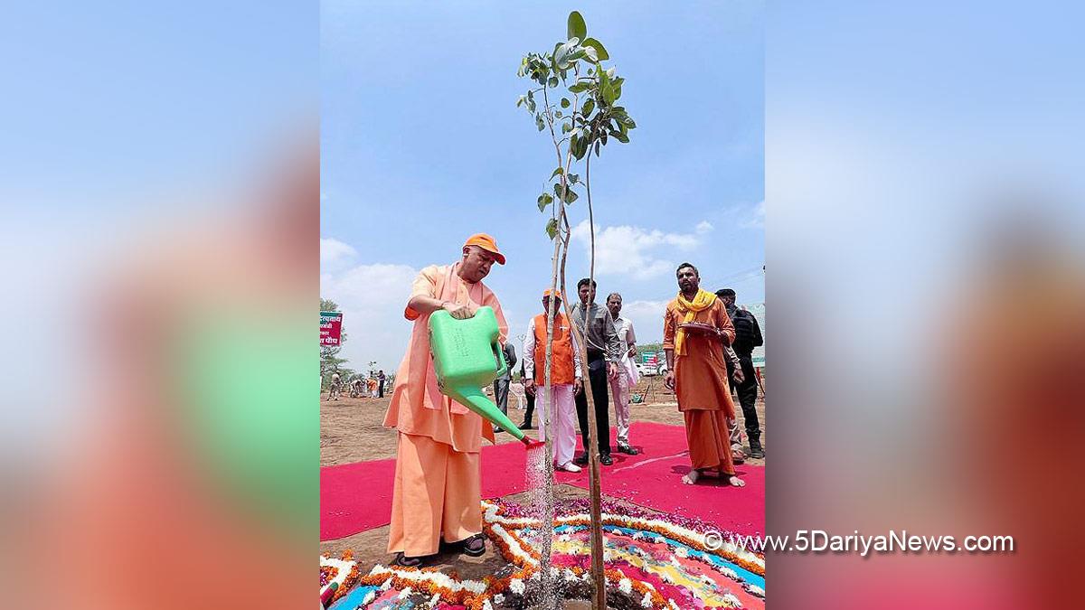 Yogi Adityanath, Lucknow, Uttar Pradesh,  BJP, Bharatiya Janata Party, Uttar Pradesh Chief Minister, Mega Tree Plantation Drive