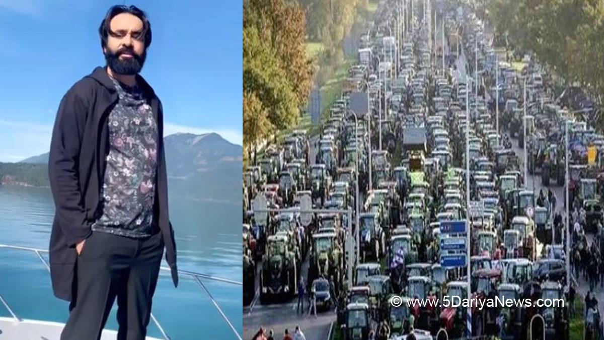 Babbu Maan, Babbu Maan Support Farmers, Farmers Protest, Dutch Farmers Protest, Netherlands Farmers Protest, Babbu Maan News, Punjabi Singer