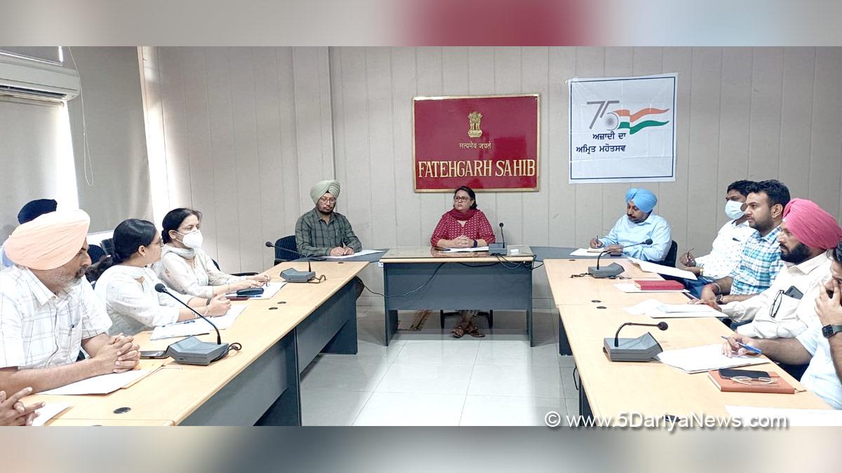 DC Fatehgarh Sahib, Preneet Shergill, Fatehgarh Sahib, Deputy Commissioner Fatehgarh Sahib 