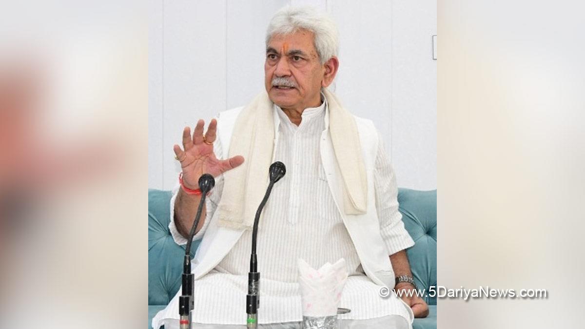 Manoj Sinha, Lieutenant Governor J&K, Raj Bhavan, Jammu, Srinagar, Kashmir, Jammu And Kashmir, Jammu & Kashmir, Prime Minister Narindra Modi, Home Minister Amit Shah, Amarnath Cloudburst, Amarnath News, Amarnath Cloudburst News, Amarnath Flood