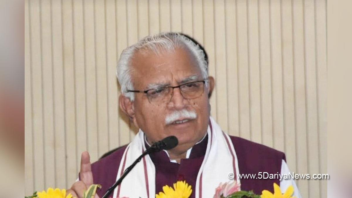Manohar Lal Khattar, Haryana, Bharatiya Janata Party, BJP, Haryana Chief Minister, Chief Minister of Haryana, Sutlej Yamuna Link, SYL, Bhakra Beas Management Board, BBMB