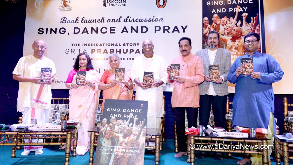 Book, Sing, Dance Pray, Story Of Srila Prabhupada, Dr. Hindol Sengupta, Sudha Murty, Ricky Kej
