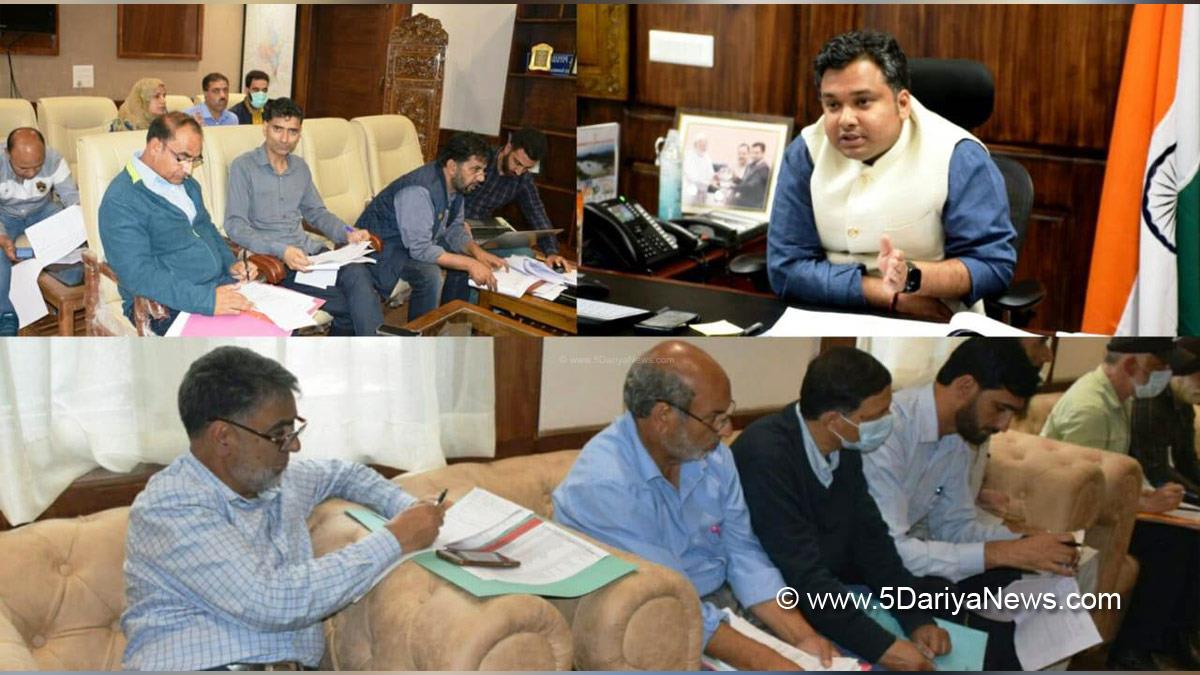Anantnag, DDC Anantnag, Deputy Commissioner, Dr Piyush Singla, Kashmir, Jammu And Kashmir, Jammu & Kashmir