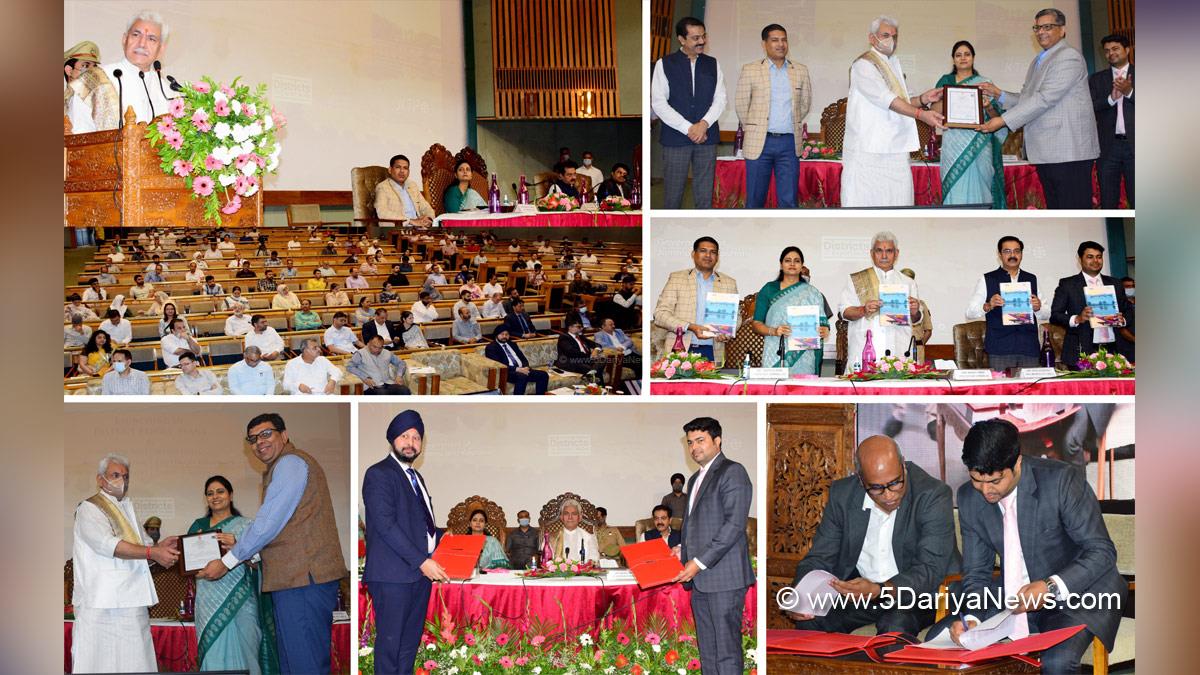 Manoj Sinha, Lieutenant Governor J&K, Raj Bhavan, Jammu, Srinagar, Kashmir, Jammu And Kashmir, Jammu & Kashmir, Anupriya Patel, Wool & Woollens Export Promotion Council, WWEPC, Swasti, Walmart Vriddhi, JKTPO